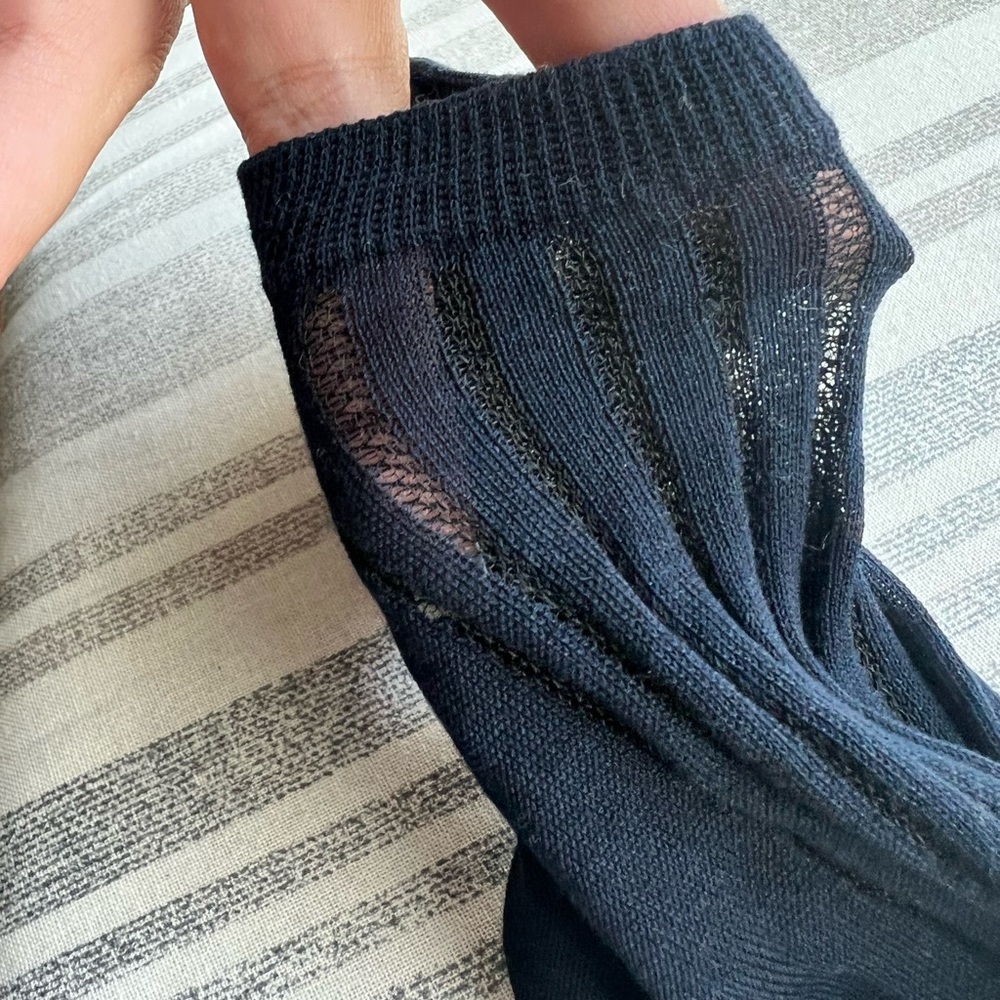 NWT Ann Taylor Ankle Socks - Blue - Picture 2 of 4